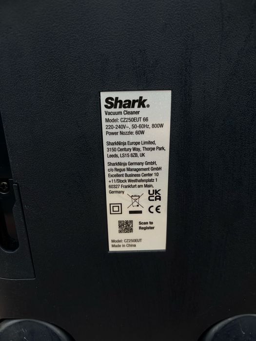 Odkurzacz shark CZ250EUT 66, 800W