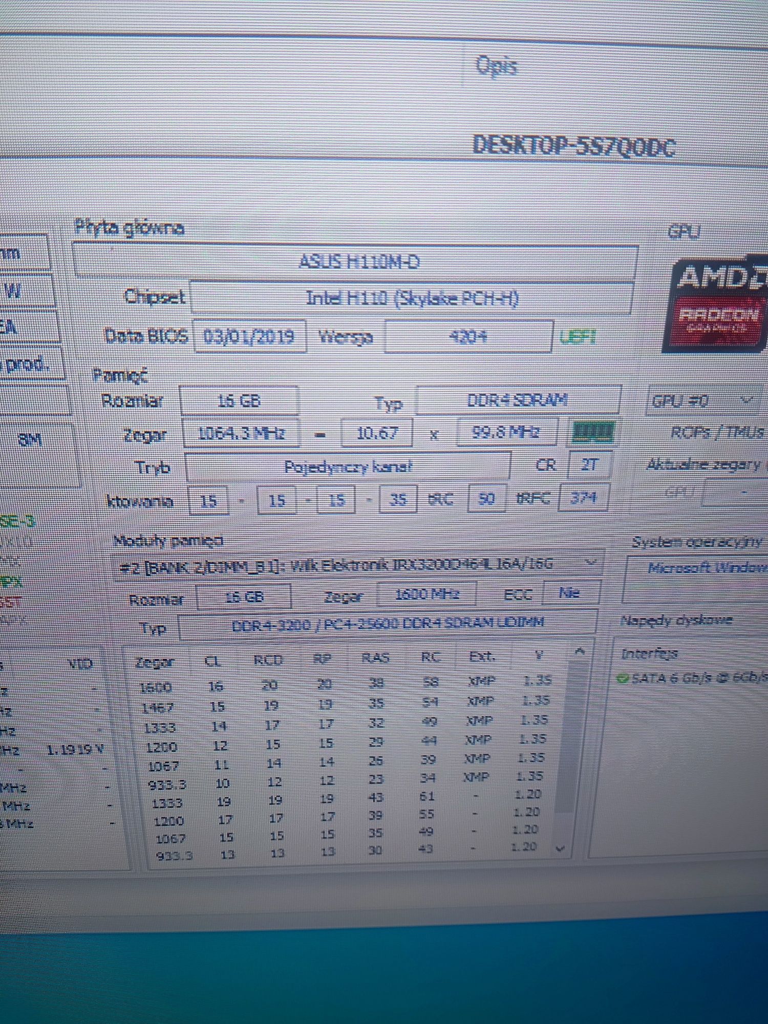 Komputer stacjonarny Intel core i7/RX 5500XT/SSD do gier CS GO Fortnit