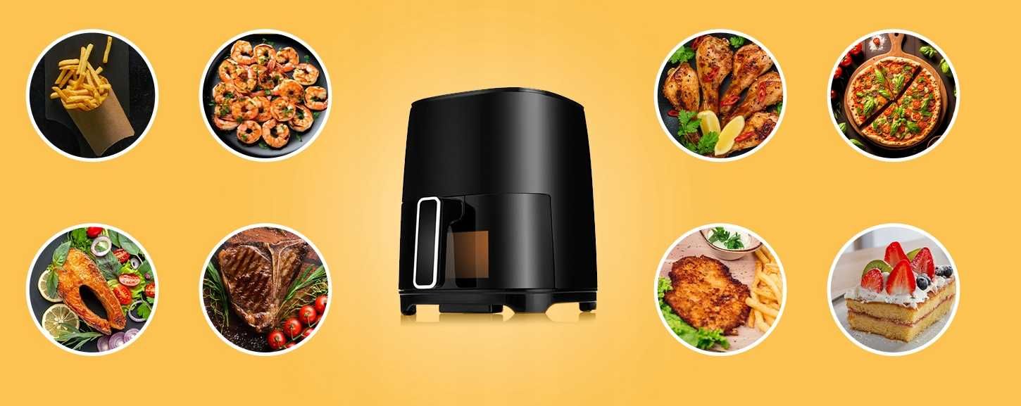 Nowa Frytkownica Beztłuszczowa Air Fryer XL Programy Opiekacz (OKAZJA)