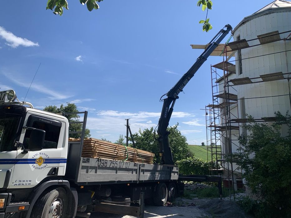 Послуги крана-маніпулятора Львів та область, Вантажопідйомність 10т