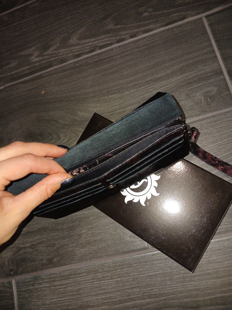 Новий Кошелек гаманець клатч сумка натуральна шкіра кожа alori