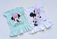 2 Pack bluzek z baskinką Minnie Mouse Disney 86-92