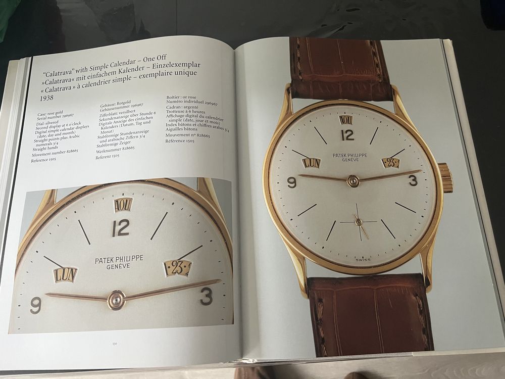 livro relógios Patek Philippe