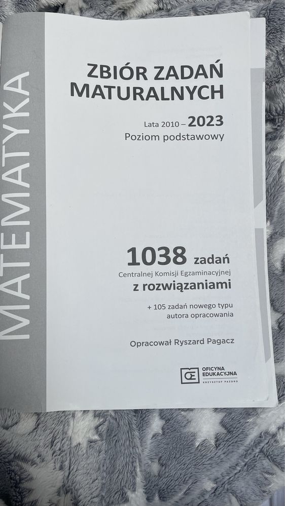 Matematyka zbiór zadań maturalnych 2023 poziom podstawowy