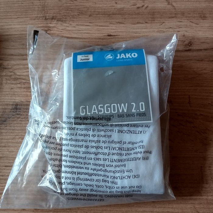 Skarpety Getry Piłkarskie Glasgow 2.0 dla juniorów.