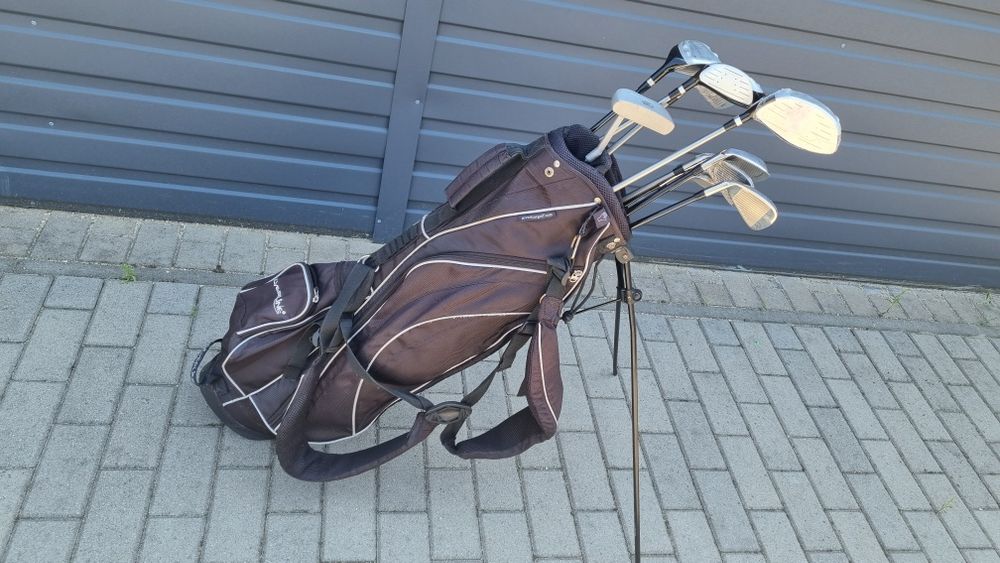 Zestaw kijów golfowych męskich nowy + torba gratis!