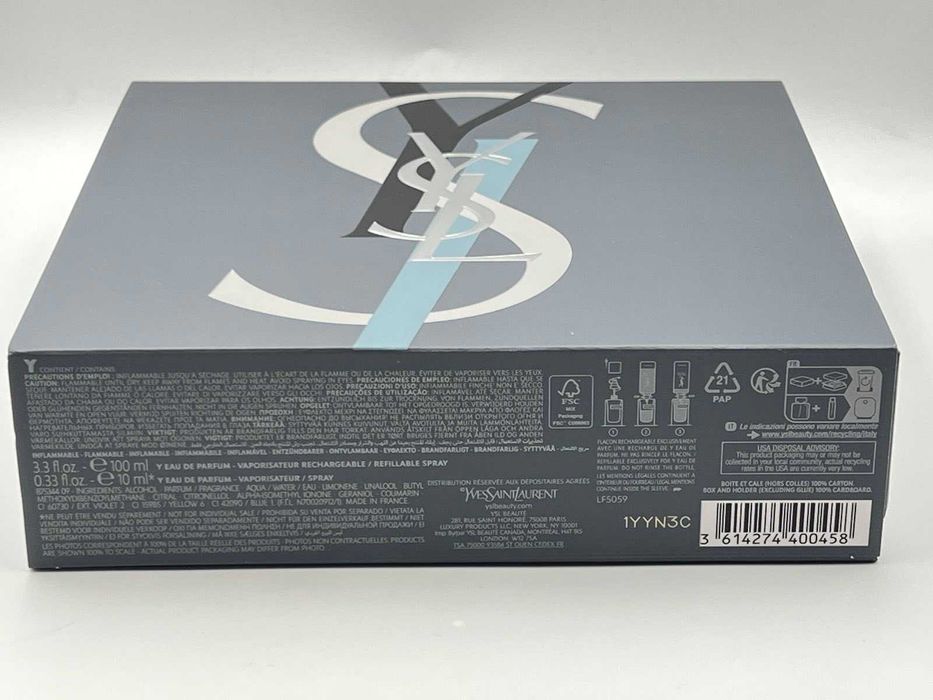 Yves Saint Laurent Y Набір (edp 100ml + edp 10ml) Оригинал