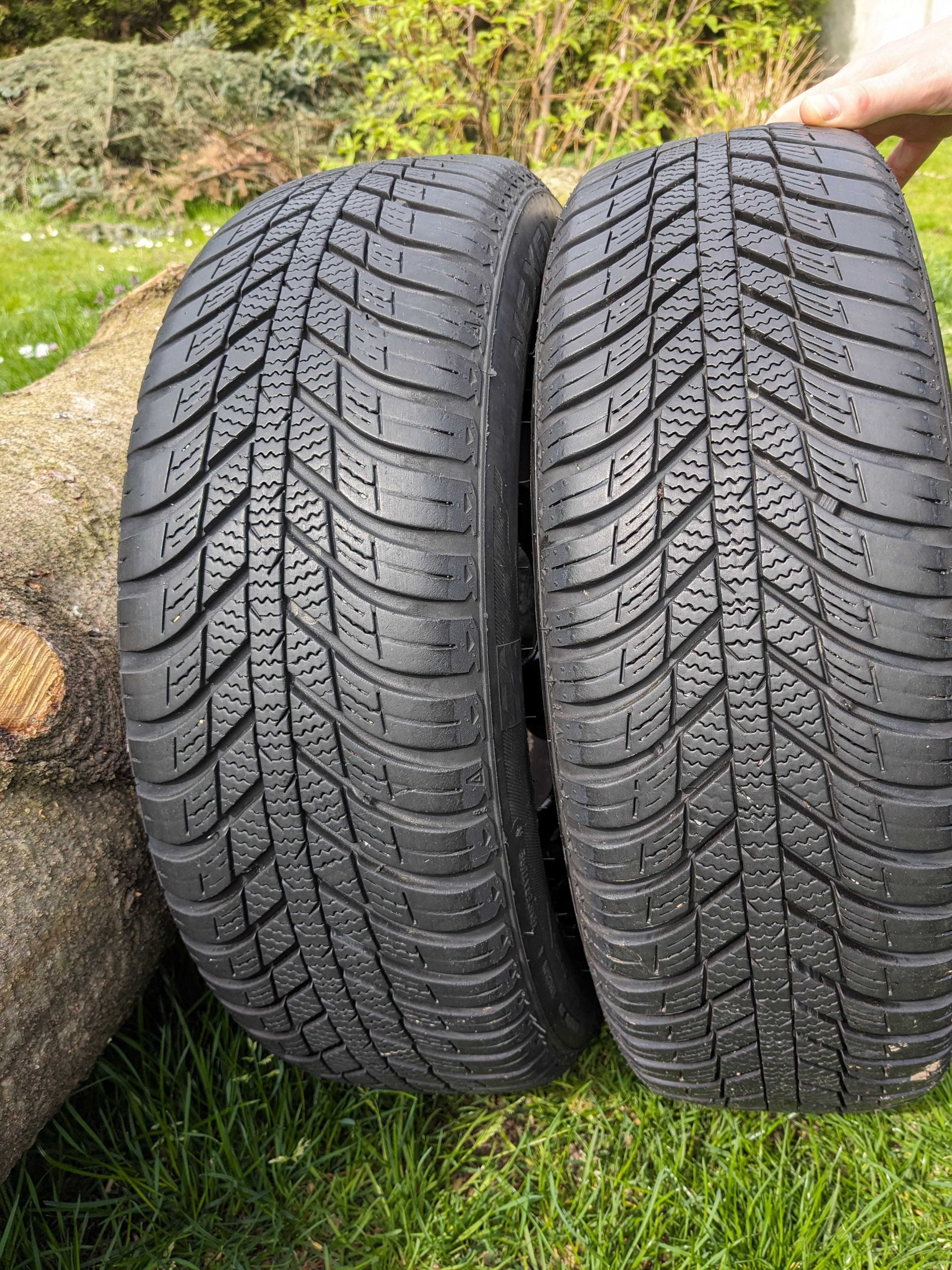 Opony 2x Całoroczne \Nexen N'Blue 4 Season 175/65 R13 80 T + felgi 2x