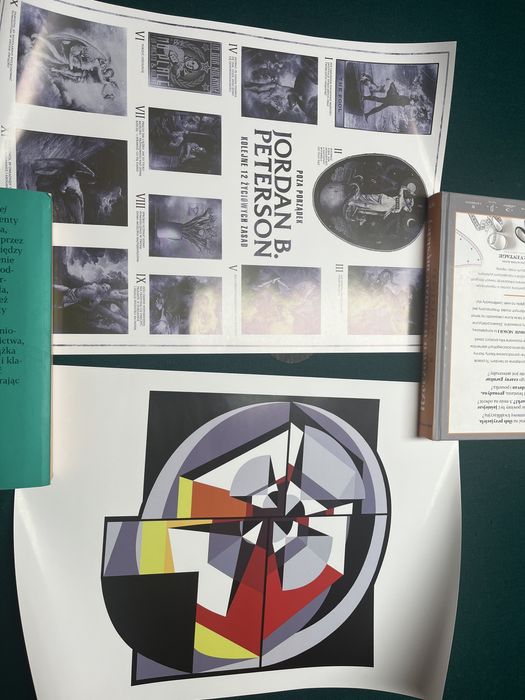 Plakaty jordan peterson kolejne 12 życiowych zasad i mapy sensu