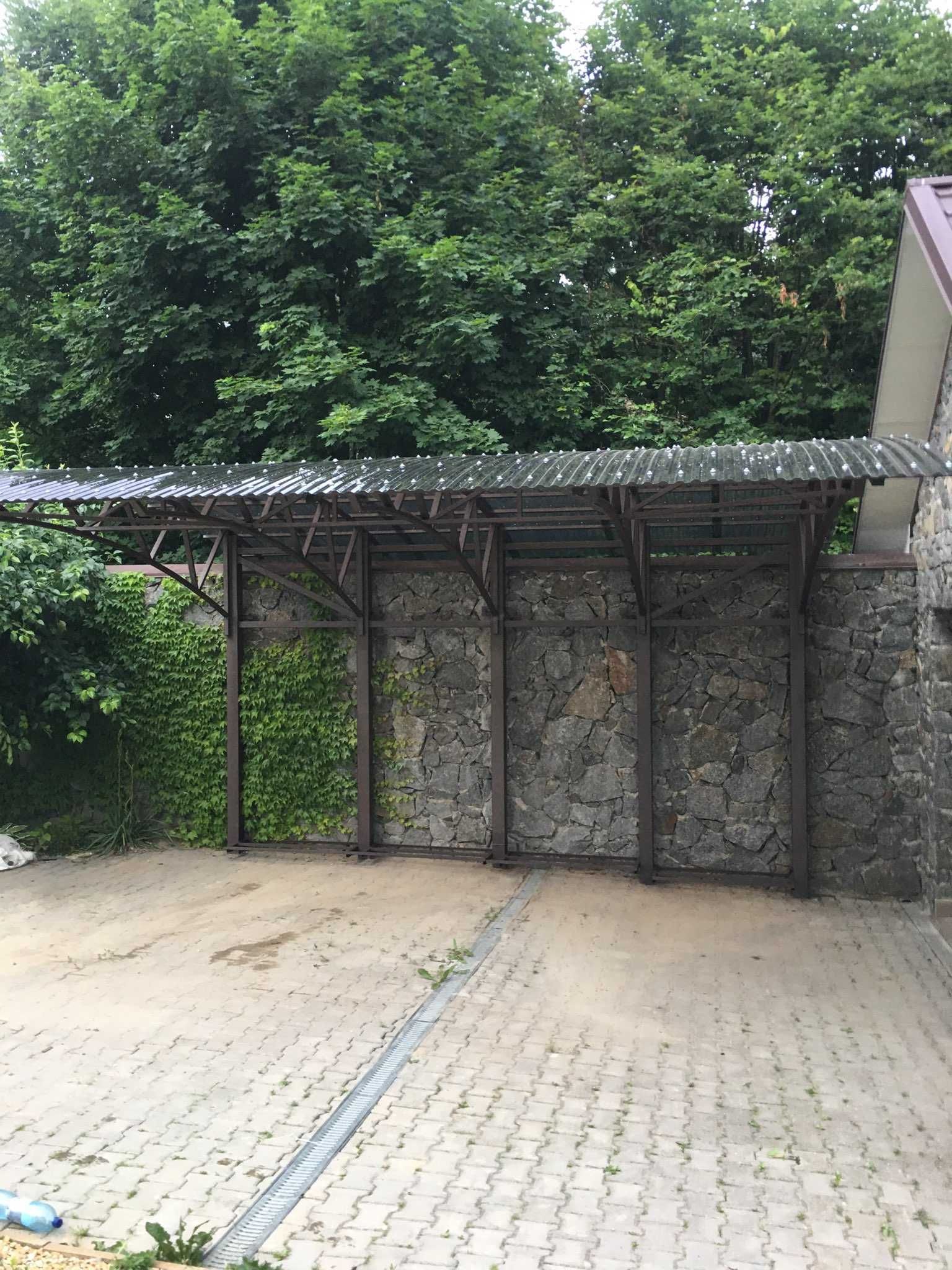 Виробництво огорож , воріт, дашків , авто-навісів , сходів .