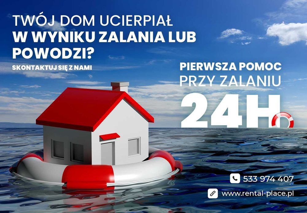 Osuszanie budynków,wynajem osuszaczy,klimatyzatory,lokalizacja wycieku