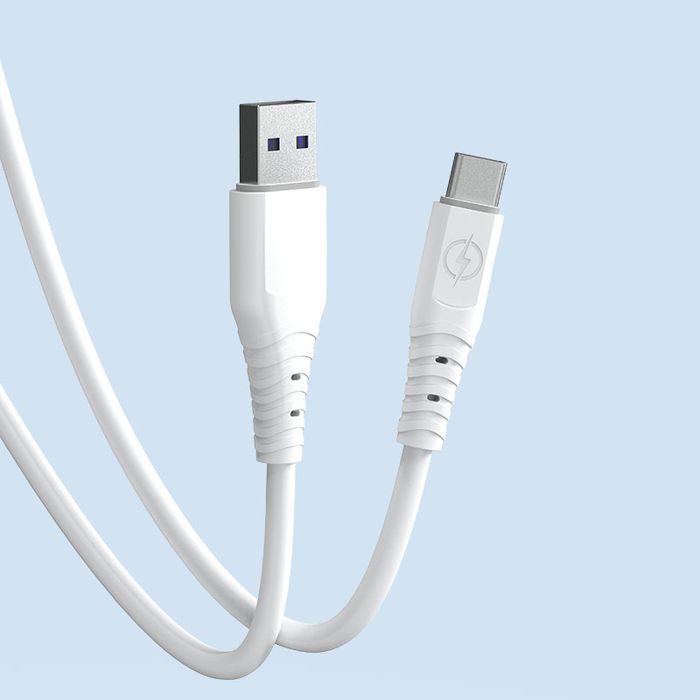 Kabel USB Typ C Dudao TGL3T, Biały, 1m - Premium Jakość