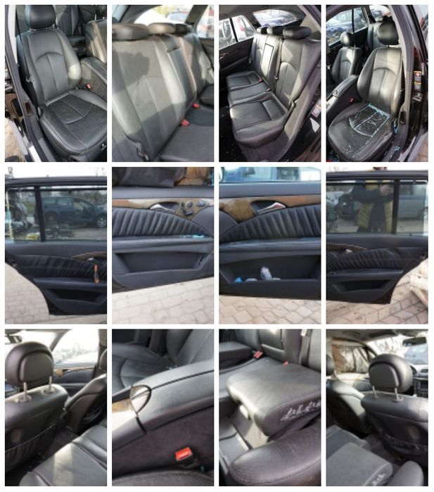 FOTELE FOTEL PRZEDNI LEWY PRAWY KANAPA WNĘTRZE E-KLASA W211 KOMBI GRZANE AVANTGARDE ROLETY BOCZKI MERCEDES 2002-2006