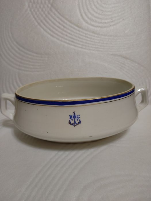 Супник ВМС Дулево фарфор СССР 1952 г