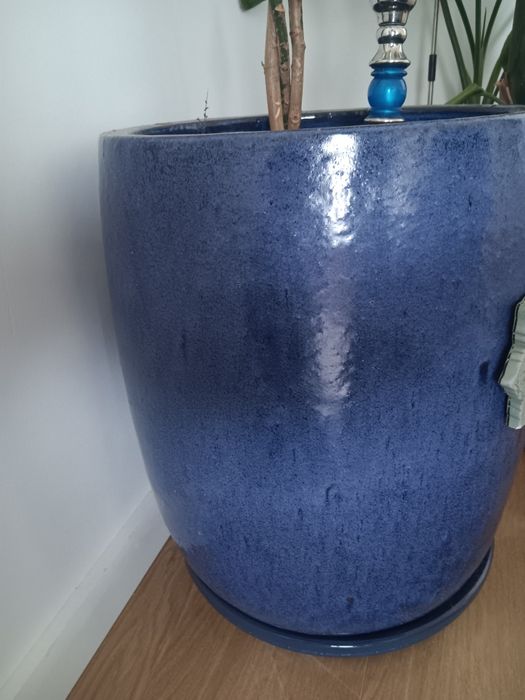 Vasos ceramica azuis