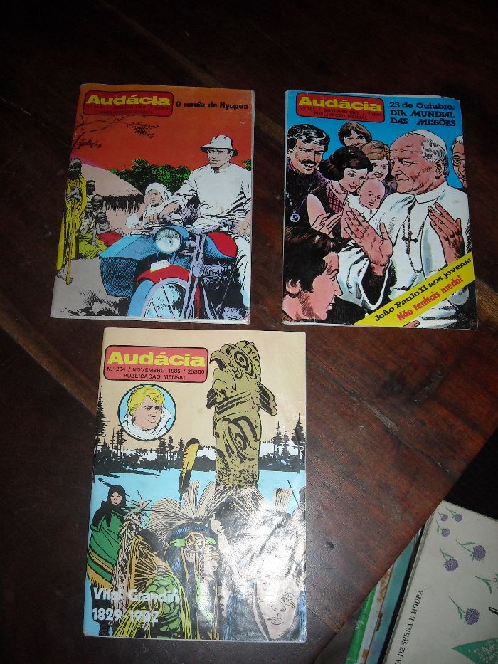 Revistas Audacia anos 80 vintage