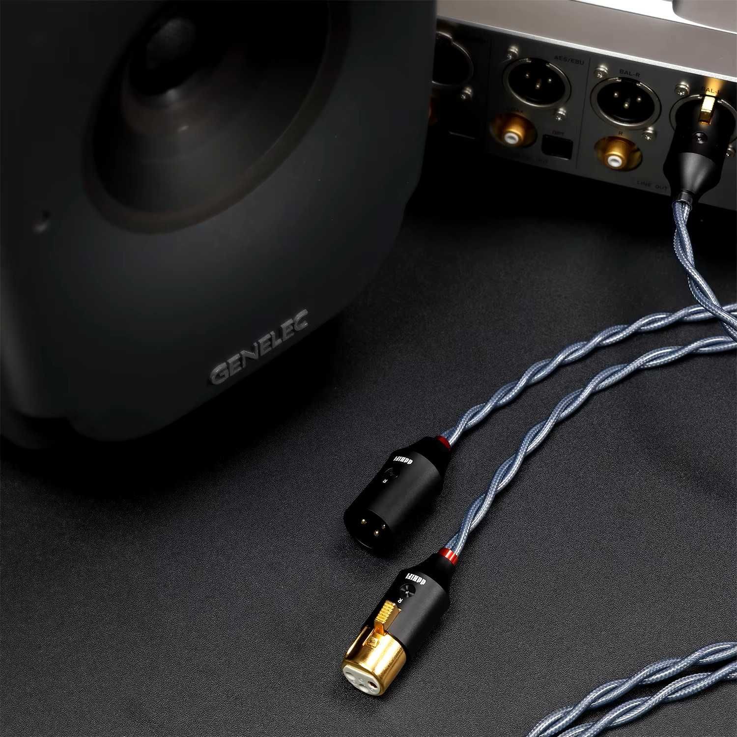 Кабель аналоговий ddHiFi BC30XLR. 3 pin XLR / XLR. Довжина: 75 см