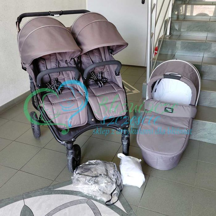 Wózek podwójny Valco Baby Snap Duo Sport dla rodzeństwa KOMIS