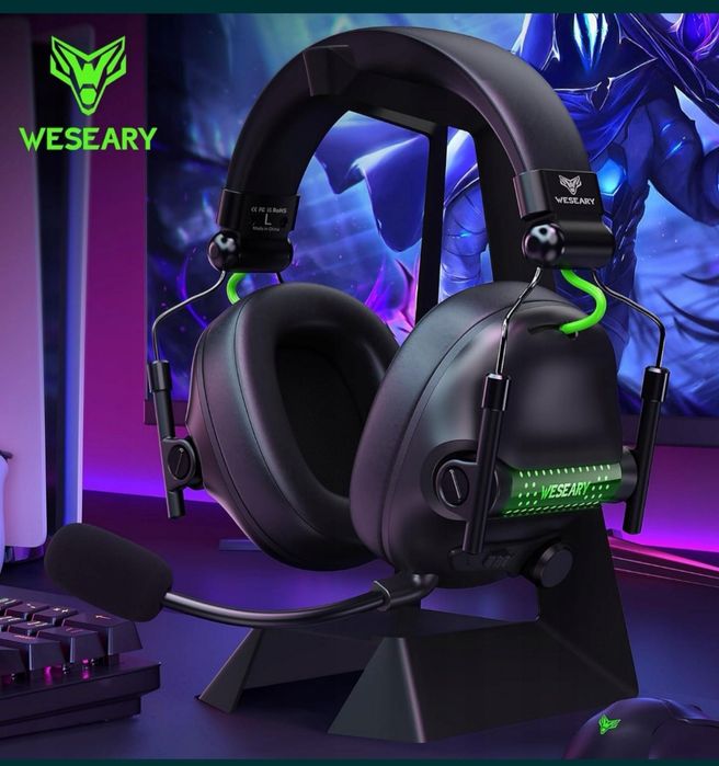 Słuchawki gamingowy RGB z mikrofonem WG3Słuchawki gamingowy RGB z mikr