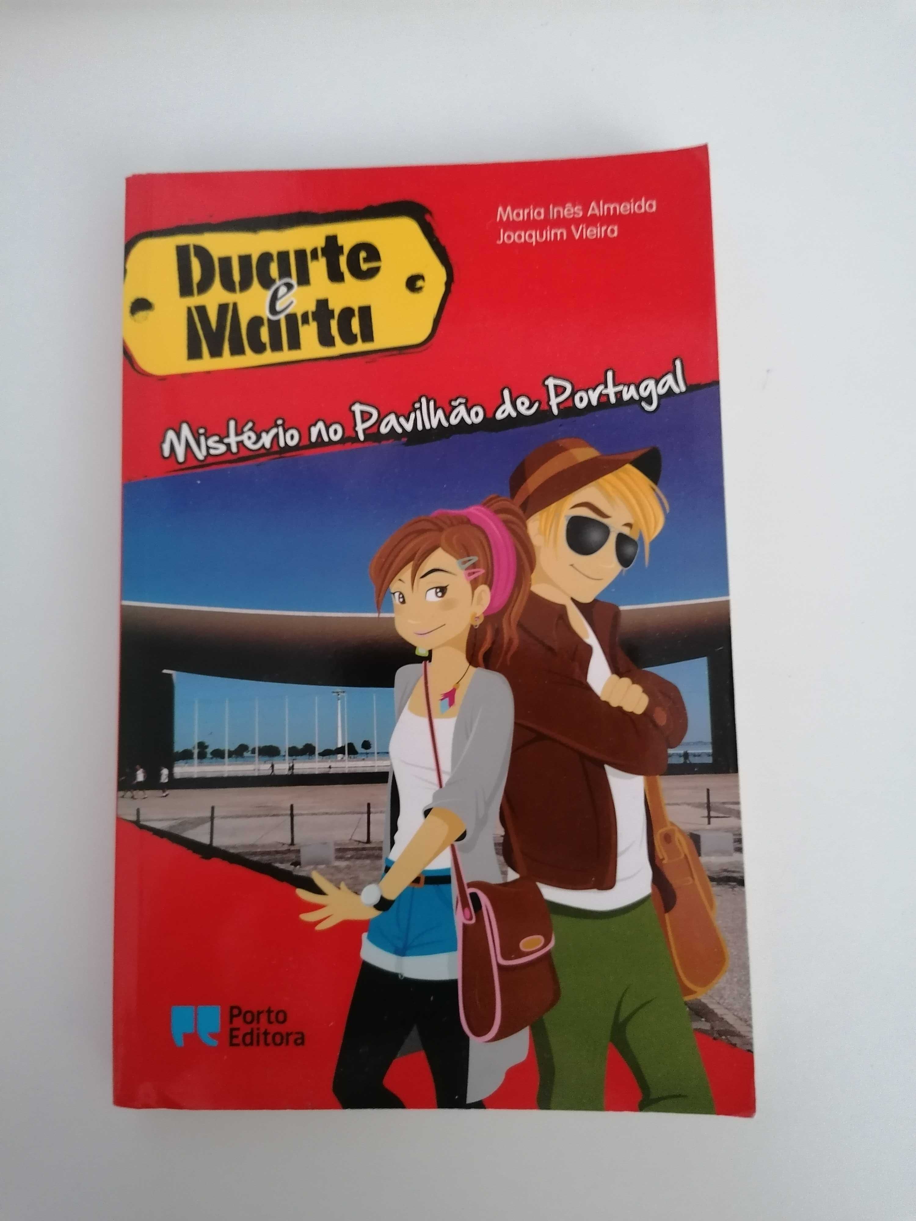 Livro - Duarte e Marta, Mistério no Pavilhão de Portugal