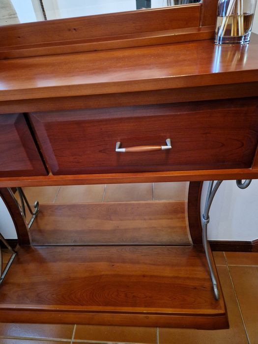 Móvel /Aparador de entrada cerejeira (madeira maciça)