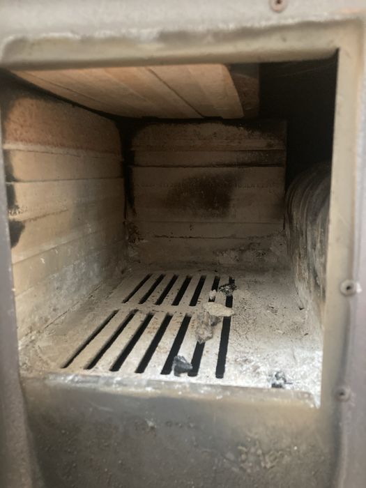 Salamandra c Fogão a lenha, forno e tampo de ferro fundido com 3 bicos