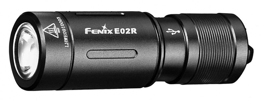 FENIX E02R Latarka Brelok 15g LED/USB IP68