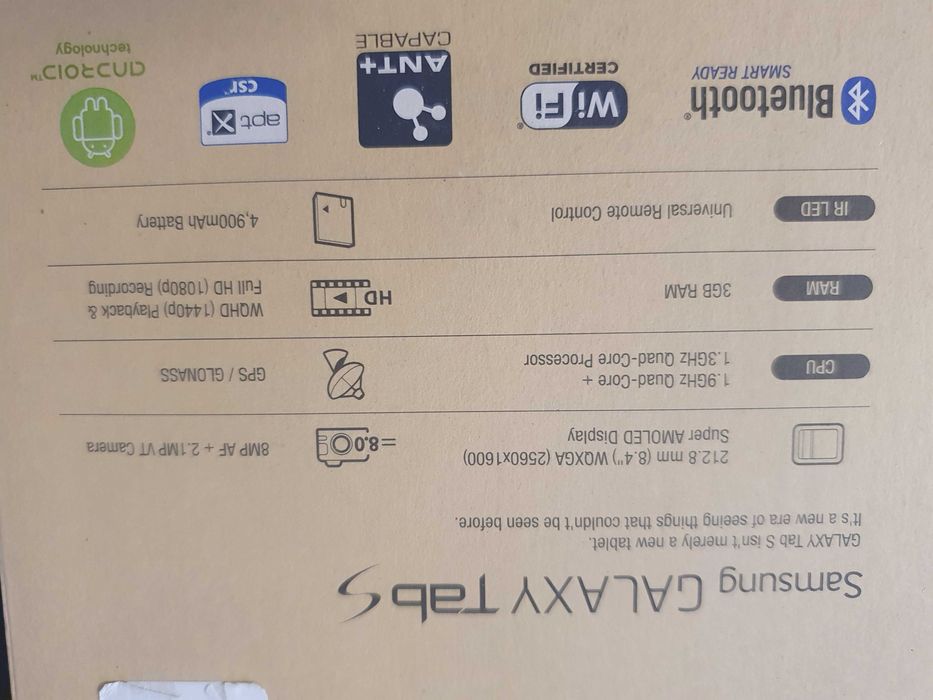 Samsung Galaxy Tab S 8.4 Quad-Core