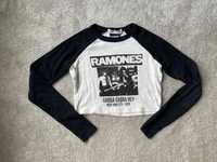 Pull & Bear xs Ramones bluzka koszulka