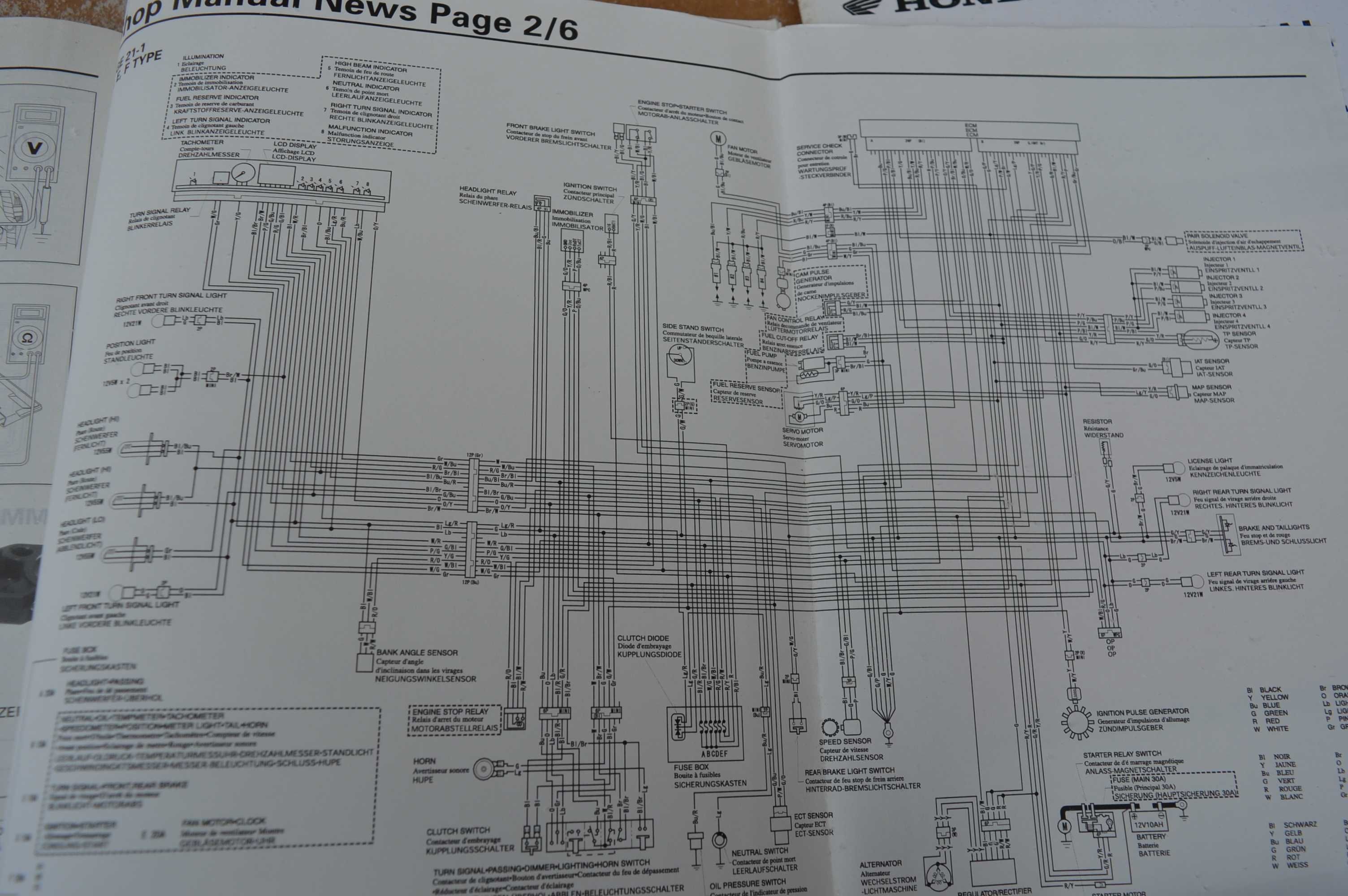 Honda CBR 900 rr 954 sc50 SERWISÓWKA manual OEM