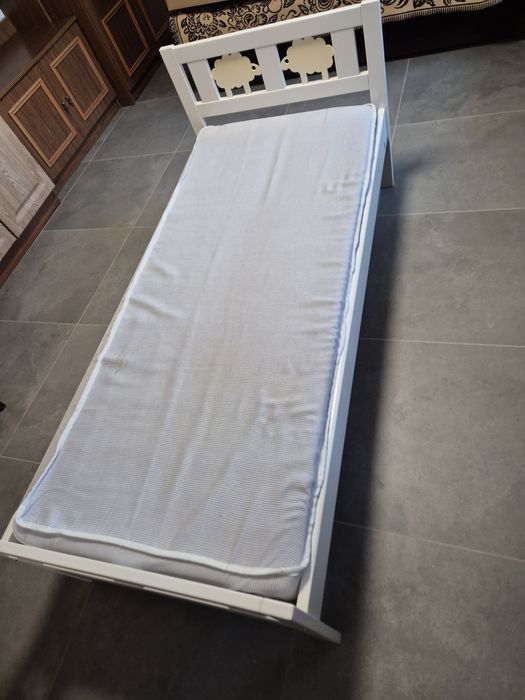 Lożko ikea Sultan Lade 160x70 białe