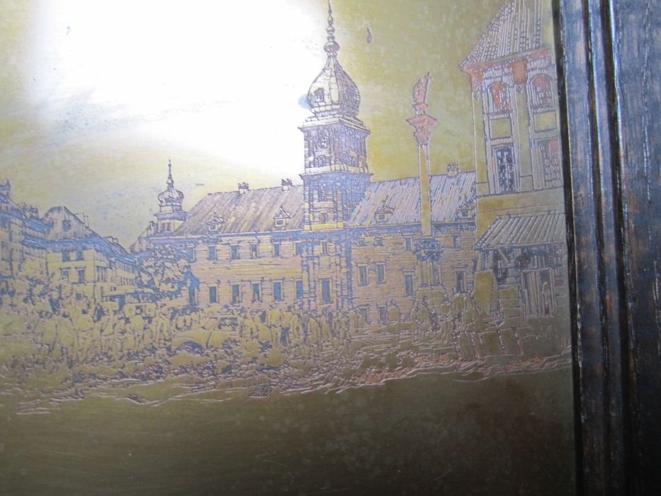 obraz J.W.Kiliński Warszawa Plac Zamkowy