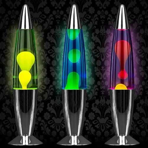 Настольная Лава лампа с воском LAVA LAMP 35 см Ночник