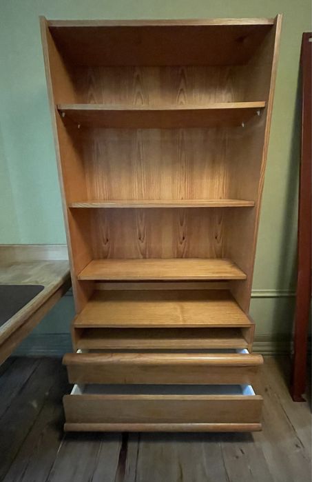 Móvel estante com 2 gavetas