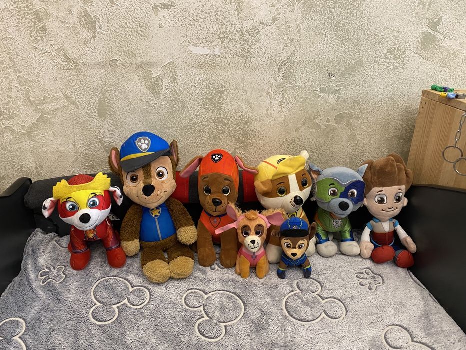 Щенячі патруль мякі іграшки одним лотом