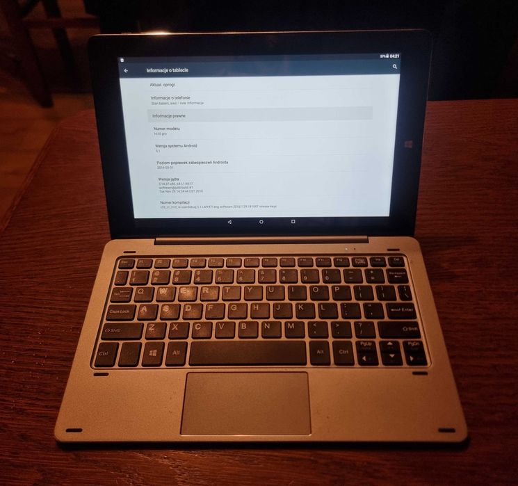 Tablet CHUWI HI10 PRO - 2 w 1 - ANDROID/WINDOWS 10
