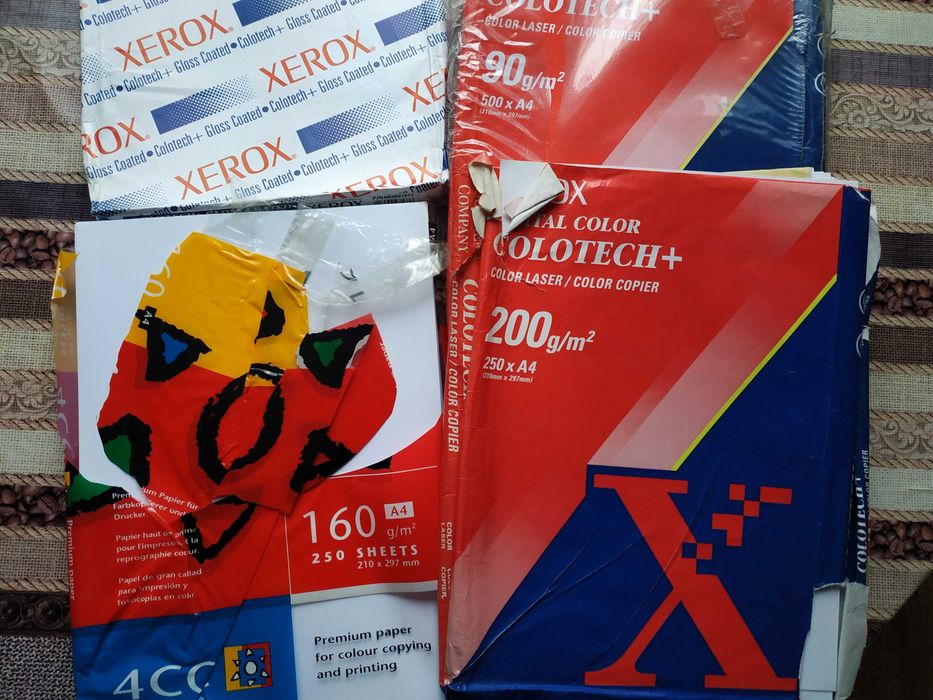 Супер бумага для ксерокса принтера COLOTECH 90 160 200 g/m2