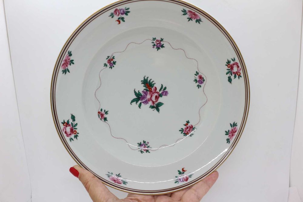 Prato Sopa Coleção Sílvia Vista Alegre 1980