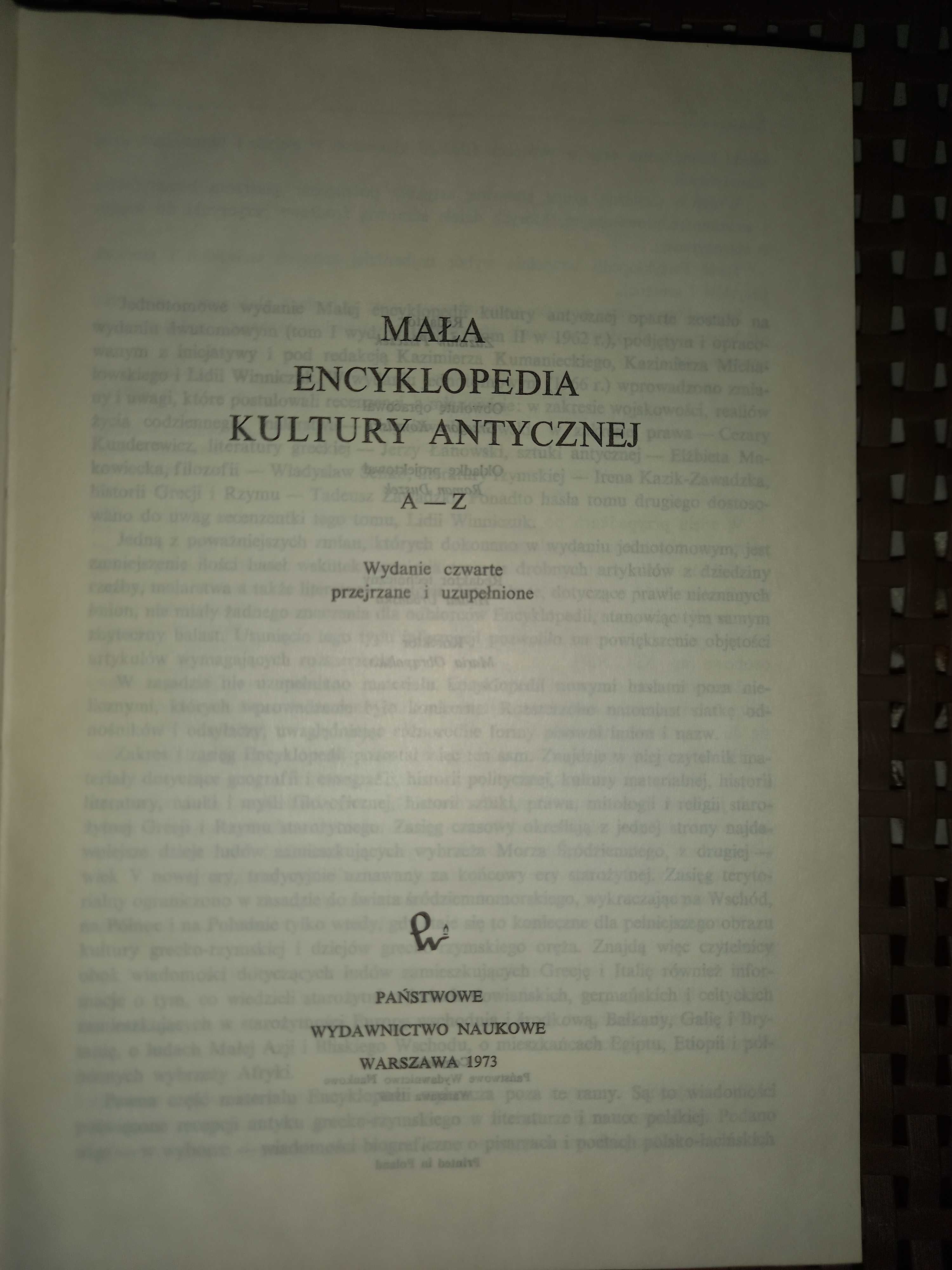 Mała Encyklopedia Kultury Antycznej