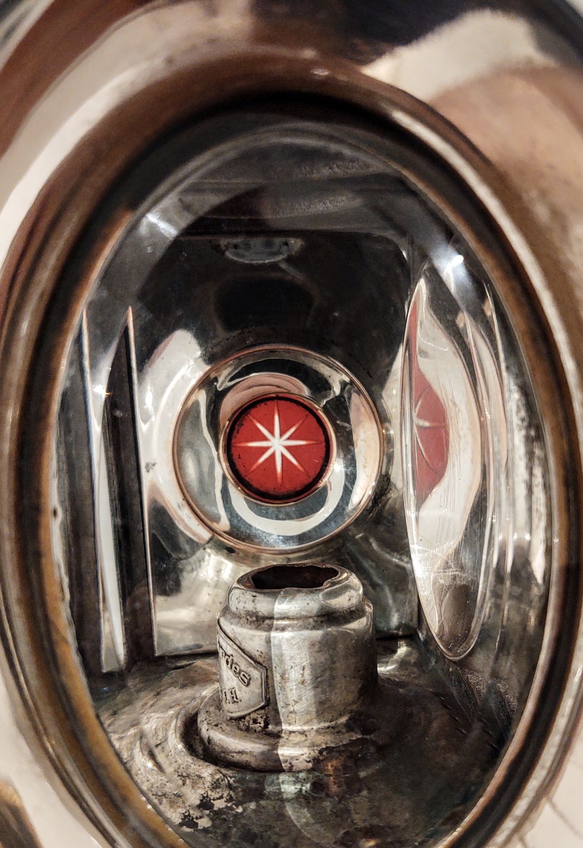 Lampa powozowa do bryczki karety antyk na świeczkę retro P.&A. Cordes