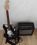 Yamaha Pacifica 112V + Fender Mustang I (V2) + akcesoria