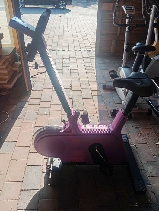 Rower Stacjonarny fioletowy Bremshey sport