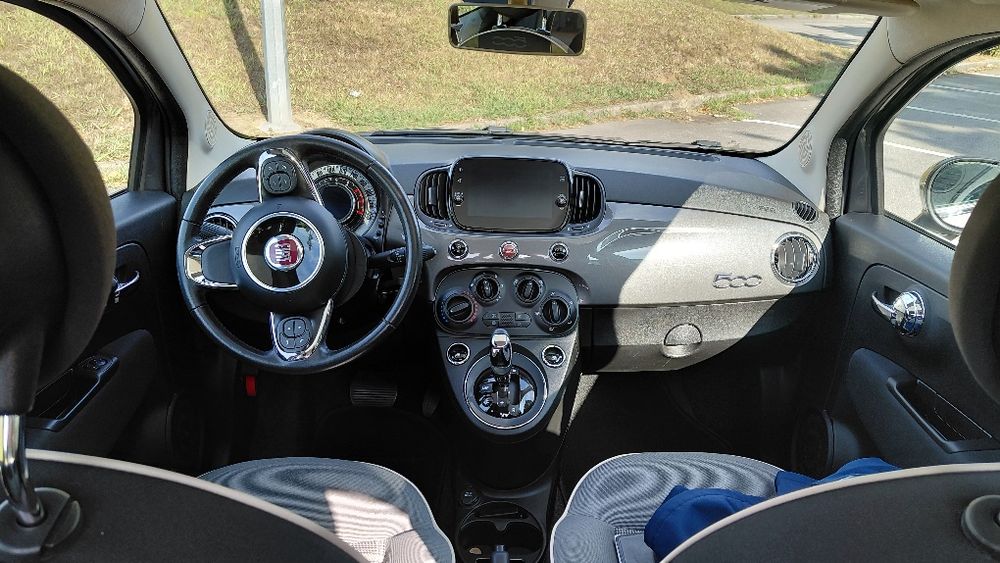 Fiat 500 1.2Lounge Automatico Pouco km irrepreensível