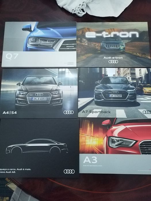 Livros lançamento Audi vários modelos