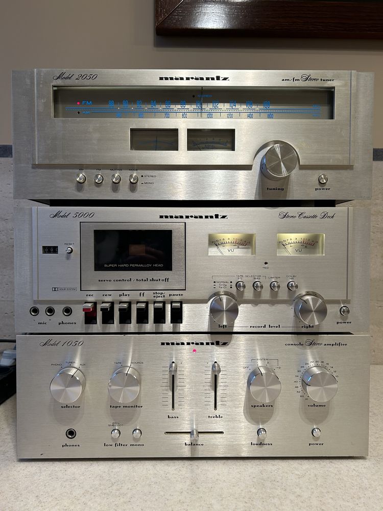 Marantz wieża HiFi zestaw Wzmacniacz 1050 Deck 5000 Tuner 2050