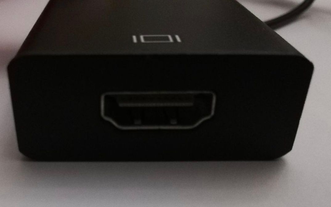 Adaptador VGA macho para HDMI femea