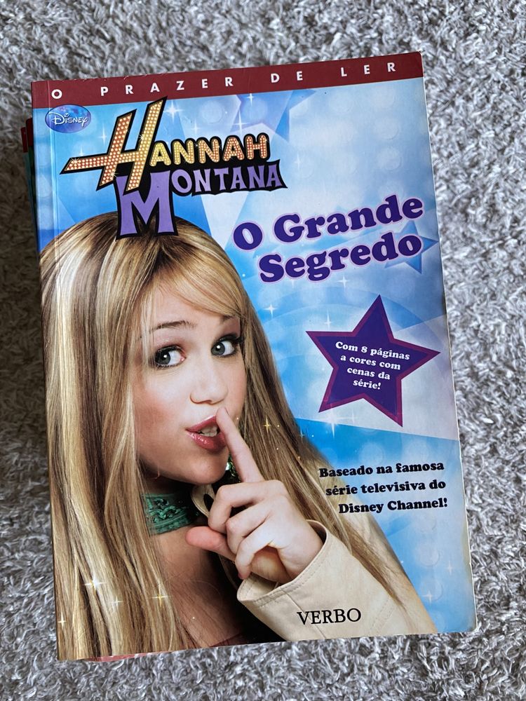 Conjunto de Livros da Série Hannah Montana