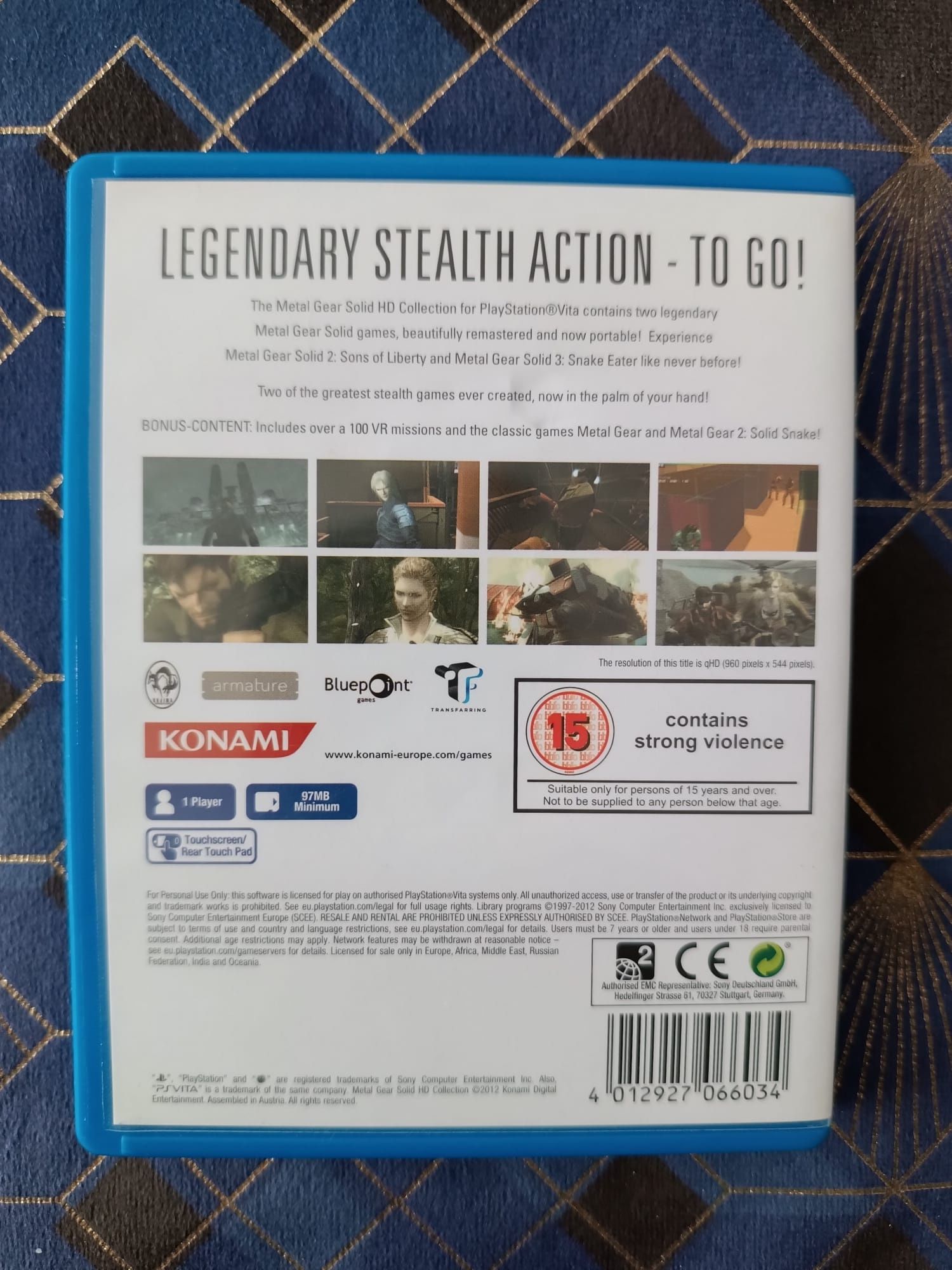 Metal Gear Solid HD Collection PS Vita