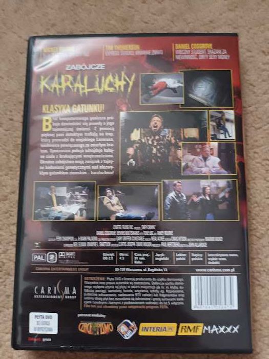 Karaluchy horror - film DVD