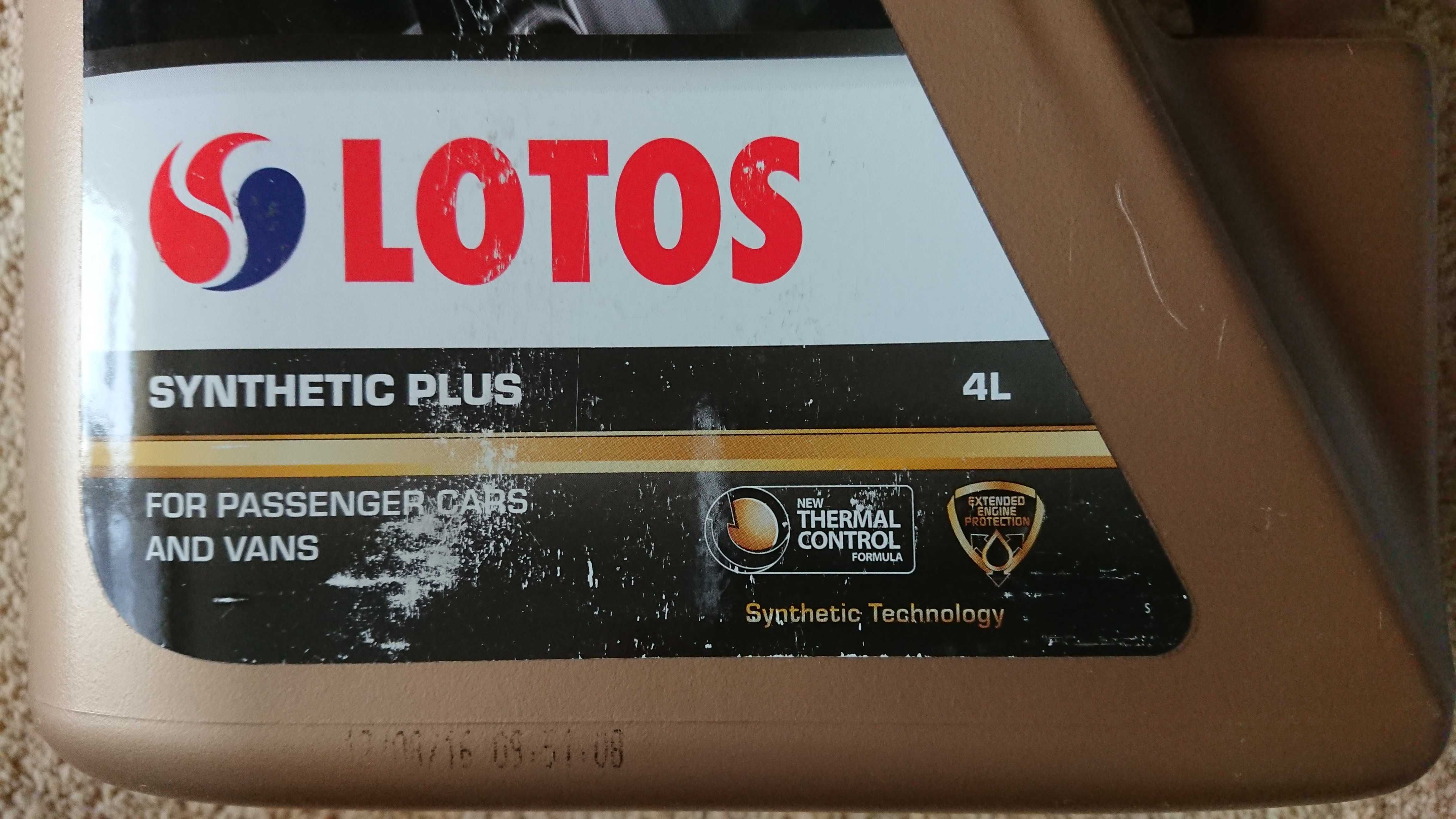 Olej Lotos Synthetic Plus Thermal Control 5W-40 4L 2 sztuki